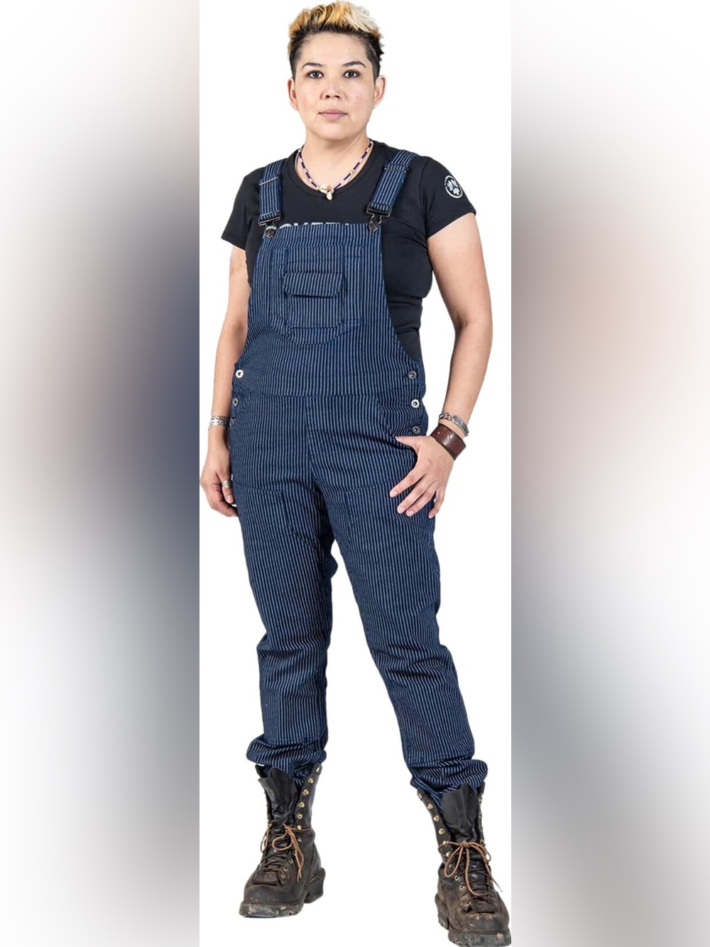 Dovetail Workwear Freshly Overalls Wabash Stripe